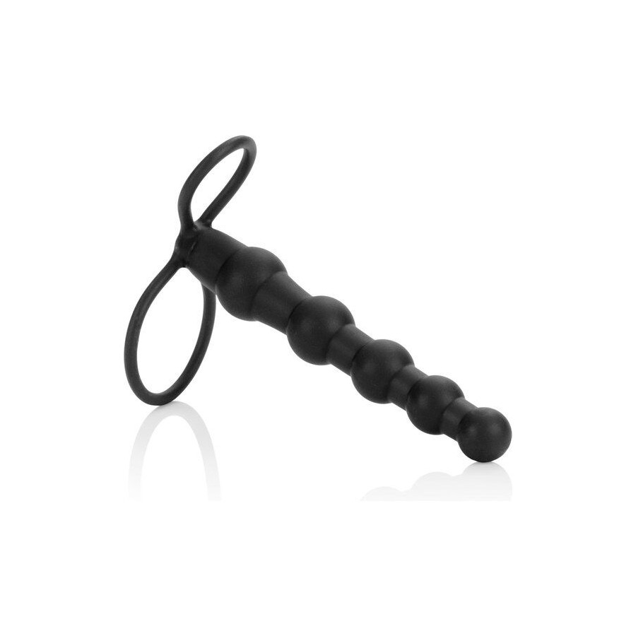 CALIFORNIA EXOTICS - PERLE DOUBLE PÉNÉTRATEUR NOIR
